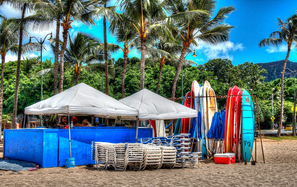 Honolulu Surfboard Bracket